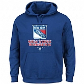 Men's New York Rangers Critical Victory VIII Pullover Hoodie - Royal Blue,baseball caps,new era cap wholesale,wholesale hats